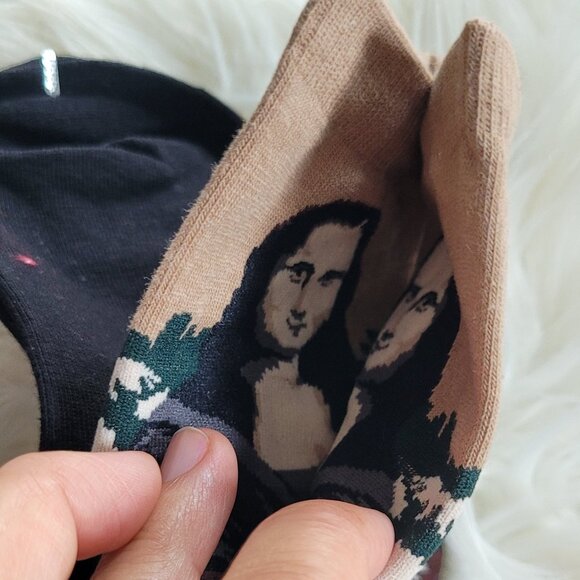 Our Tanks Women's 2pc Multicolored Designs Artistic Socks Set Size 35-40 - Picture 3 of 9